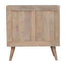 Hourglass Carved Cabinet - Marble