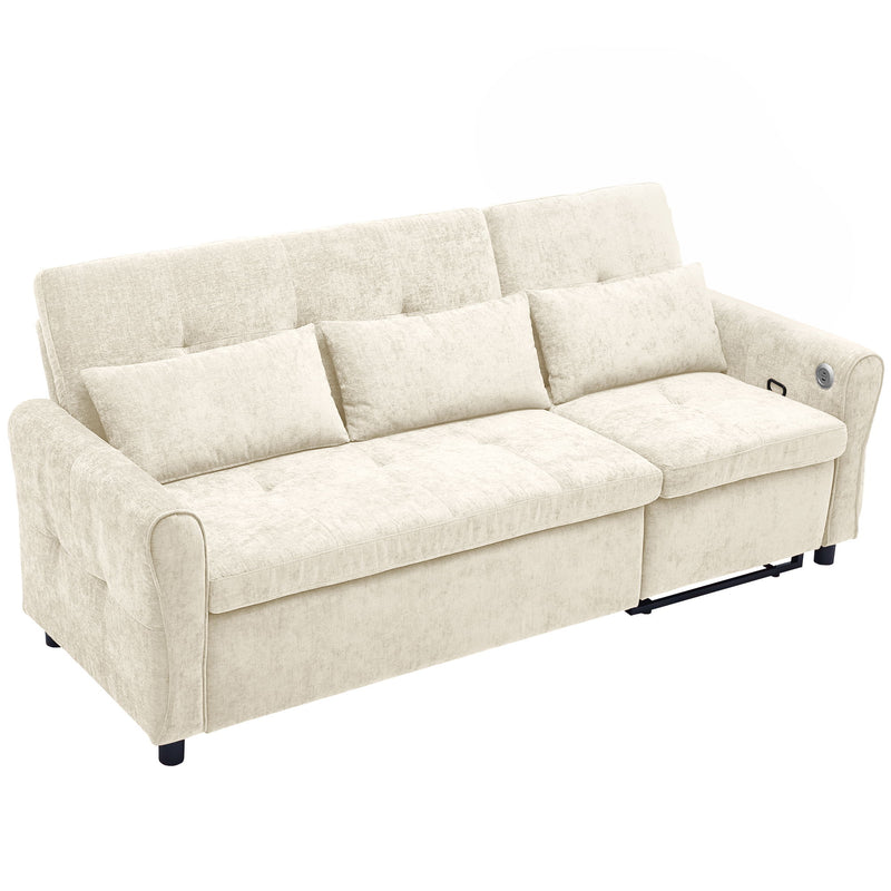 3 Seater Sofa Bed And Reversible Recliner