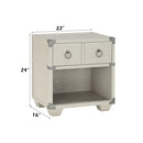 Orchest - Nightstand - Gray - Atlantic Fine Furniture Inc