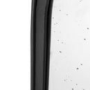 Hand Carved Rose Antique Mirror Frame, Wood Arch Mirror Wall Decor For Living Room