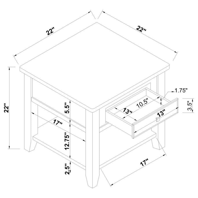 Bradford - Lift Top Coffee Table Set