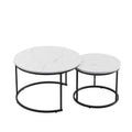 Round Nesting Coffee Table (Set of 2)