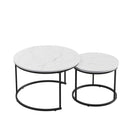 Round Nesting Coffee Table (Set of 2)