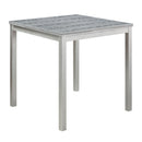 5 Piece Counter Height Table Set, Square Table And 4 Upholstered Chairs