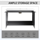 Contemporary Wall Mounted Bathroom Vanity With Resin Double Sink