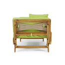 Outdoor Acacia Wood Expandable Daybed With Cushions