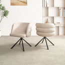 270 Degree Swivel Upholstered Desk Chairs (Set of 2)