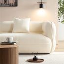 Sectional Sofa With Durable Fabric, Solid Wood Frame, And High Density Sponge Fill