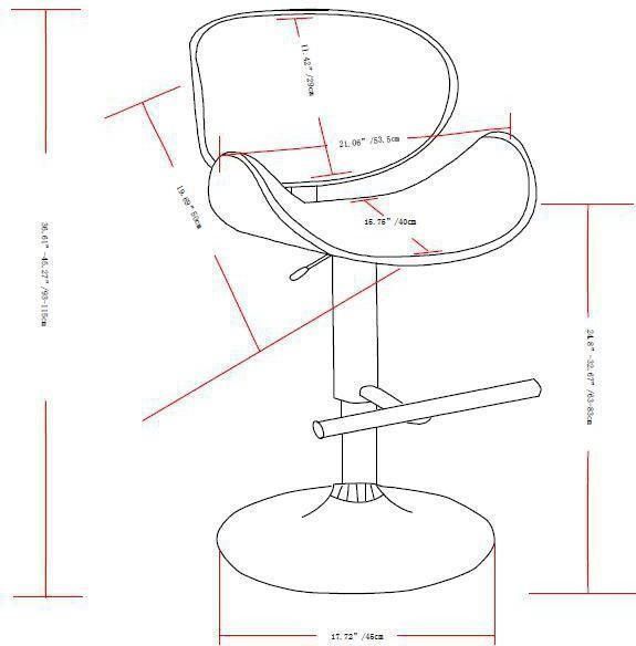 Marana - Multifunctional Handcrafted Bentwood Adjustable Swivel Bar Stool