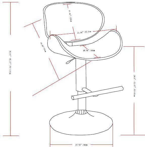 Marana - Handcrafted Bentwood Adjustable Swivel Bar Stool