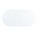 Daveigh - Coffee Table - White High Gloss & Gold