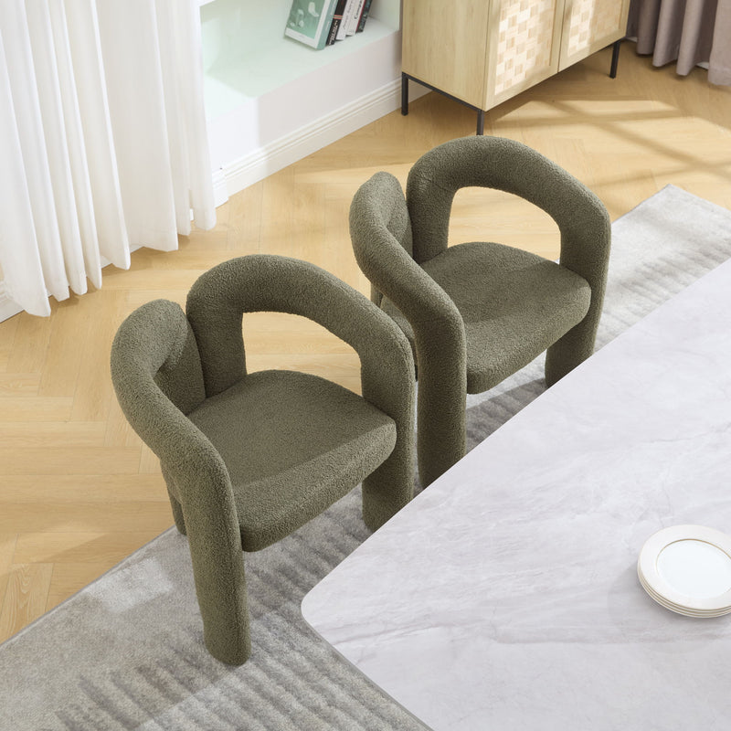 Coolmore Contemporary Designed Accent / Dining Chair With Armrests