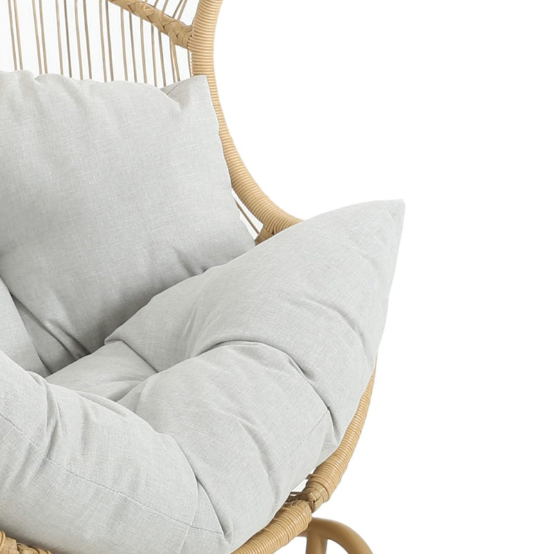 Palos - Outdoor Wicker Loveseat - Light Brown