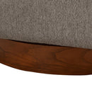 Miramar - Swivel Barrel Chair With Wooden Base