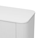 Minimalist TV Stand For TVs Up To 85", Modern Entertainment Center Media Console With 4 Spacious Cabinets For Living Room