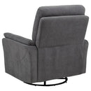 Adler - Upholstered Power Swivel Glider Recliner