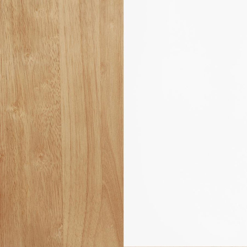 Andrews - 66" Rectangular Dining Table - Light Ash And White