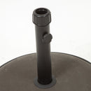 Um Holder Round Umbrella Base 66 Lbs Concrete - Brown