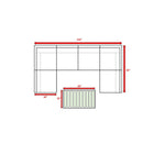 Wicker Sectional Sofa With Cushions And Table