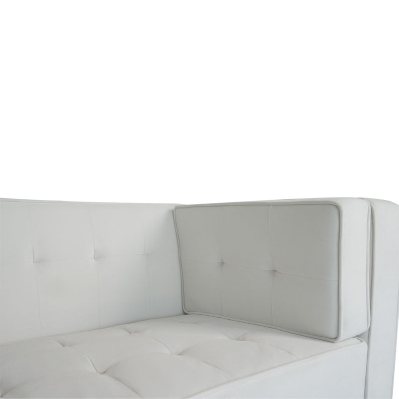 3 Seater Upholstered Tufted Sofa
