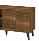 Amidon - TV Stand, With 2 Storage Shelves And 1 Cabinet