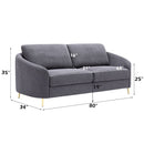 Yuina - Sofa - Gray Linen - Atlantic Fine Furniture Inc