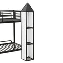 Castle Shaped Bunk Bed With Wardrobe And Storage