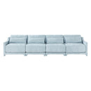 Elegant Sofa With Ergonomic Design And Lumbar Pillows