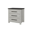 Avery - Nightstand With Top Spacious Drawers, Block Feet - Beige