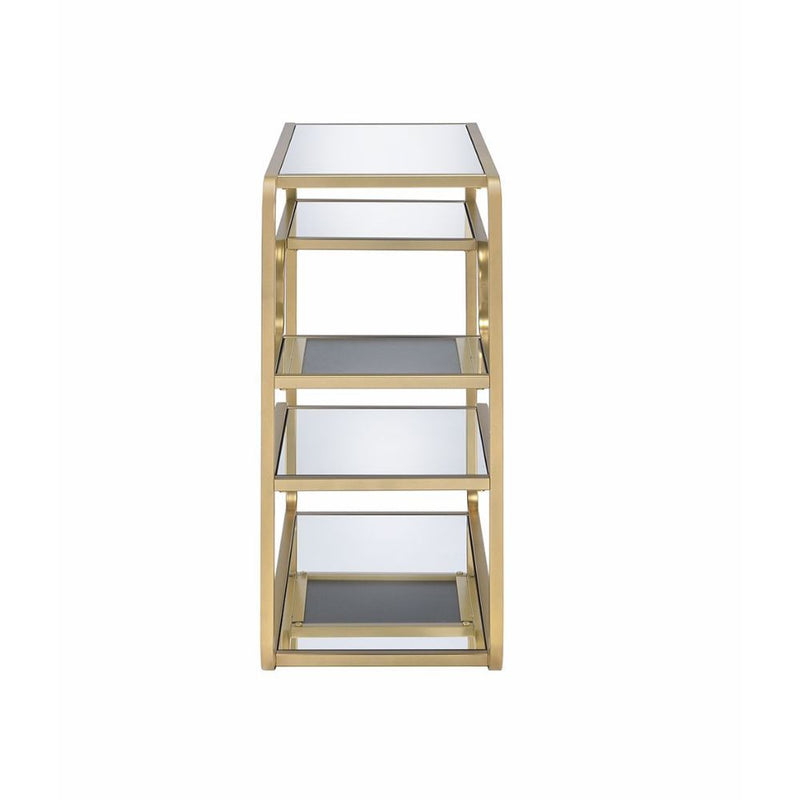 Astrid - Sofa Table - Mirrored & Gold