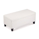 Storage Ottoman With Flip Top Lid