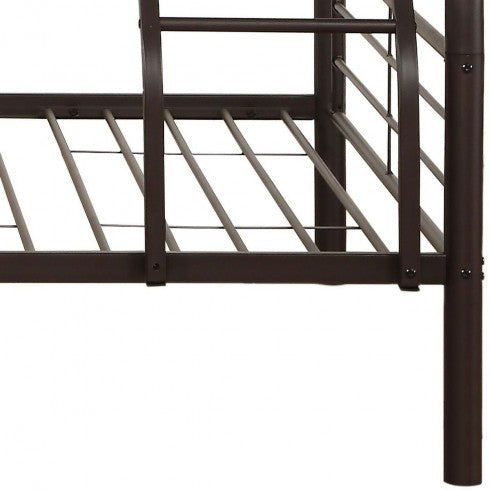 ACME Cairo Bunk Bed (Twin/Full) in Sandy Black 37610 - Atlantic Fine Furniture Melbourne FL