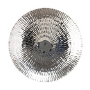 Textured Oversized Disc, Wall Decor For Living Room (Set of 3) - Silver