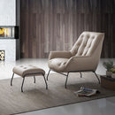 Zusa - Accent Chair & Ottoman