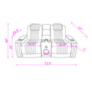 Duran - Power Reclining Loveseat With Power Headrest