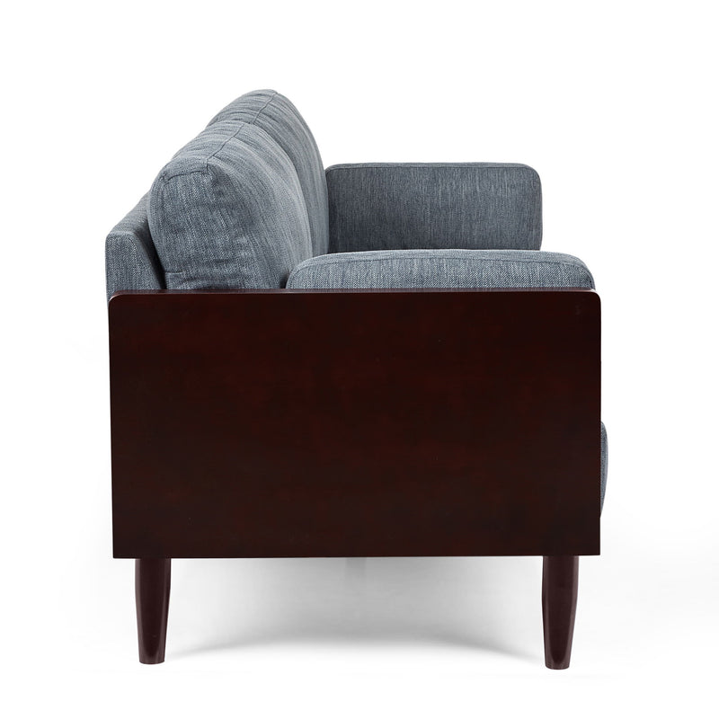 Mid - Century 3 Seater Sofa With Pillow Cushions