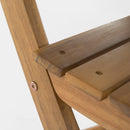 Outdoor 3 Piece Half Round Folding Bistro Set