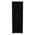Armoire Organiser, Two Shelves, Rod, Double Door Cabinet Armoire