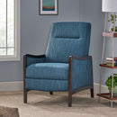 Drury - Contemporary Fabric Upholstered Pushback Recliner