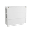 3 Door Wall Cabinet With Glass Door And Towel Bar
