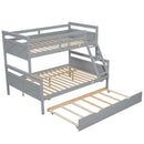 Bunk Bed With Ladder And Safety Guardrail