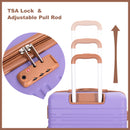 5 Piece Set Hard Case Spinner Wheels Luggage Sets With Tsa Lock