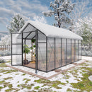 Gain Height Windproof Greenhouse All Season Outdoor Garden Shelter
