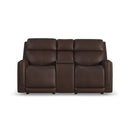 Alister - Power Gliding Loveseat With Console, Power Headrests & Lumbar