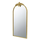 Arched Wall Mirror With Metal Frame, Wall Mirror For Living Room