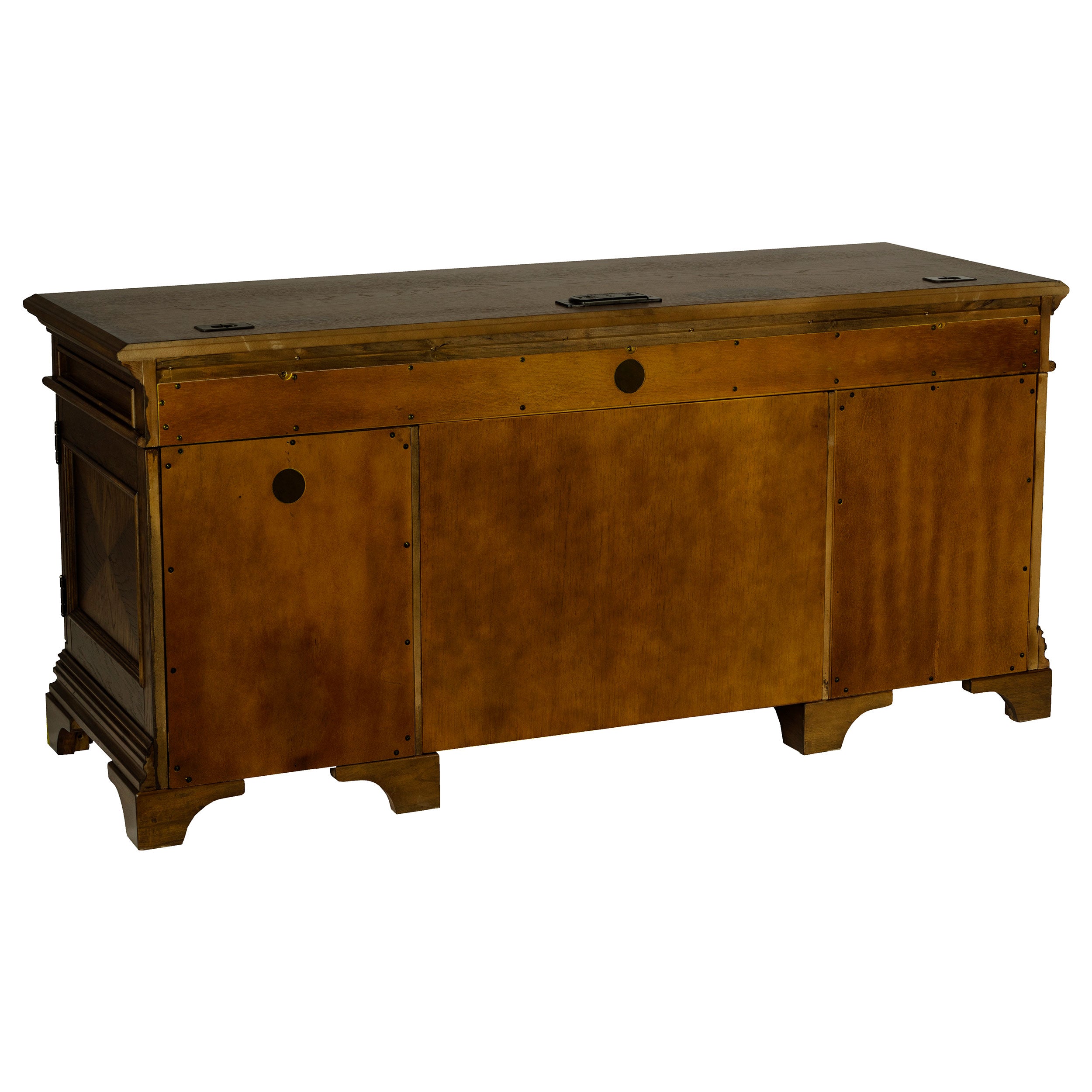 Hartshill 66-inch 5-drawer Credenza Office Desk Burnish Oak — view 6