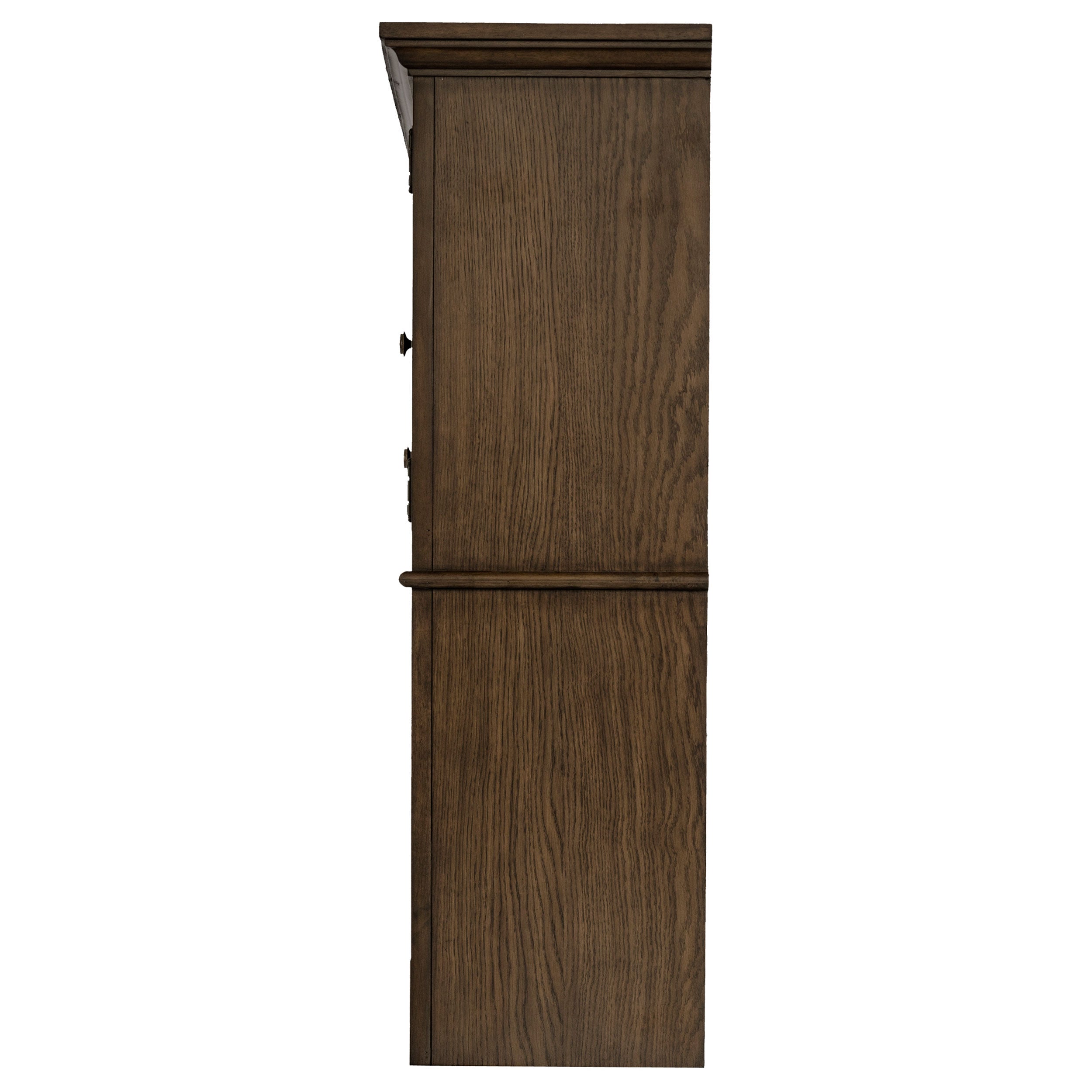 Hartshill 2-door Hutch with Shelves Burnished Oak — view 5
