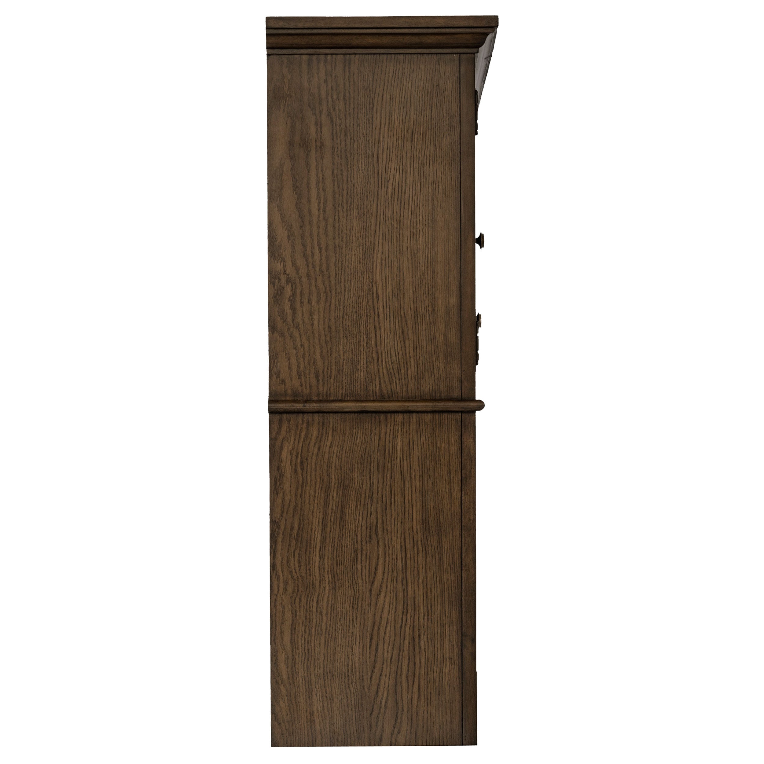 Hartshill 2-door Hutch with Shelves Burnished Oak — view 8