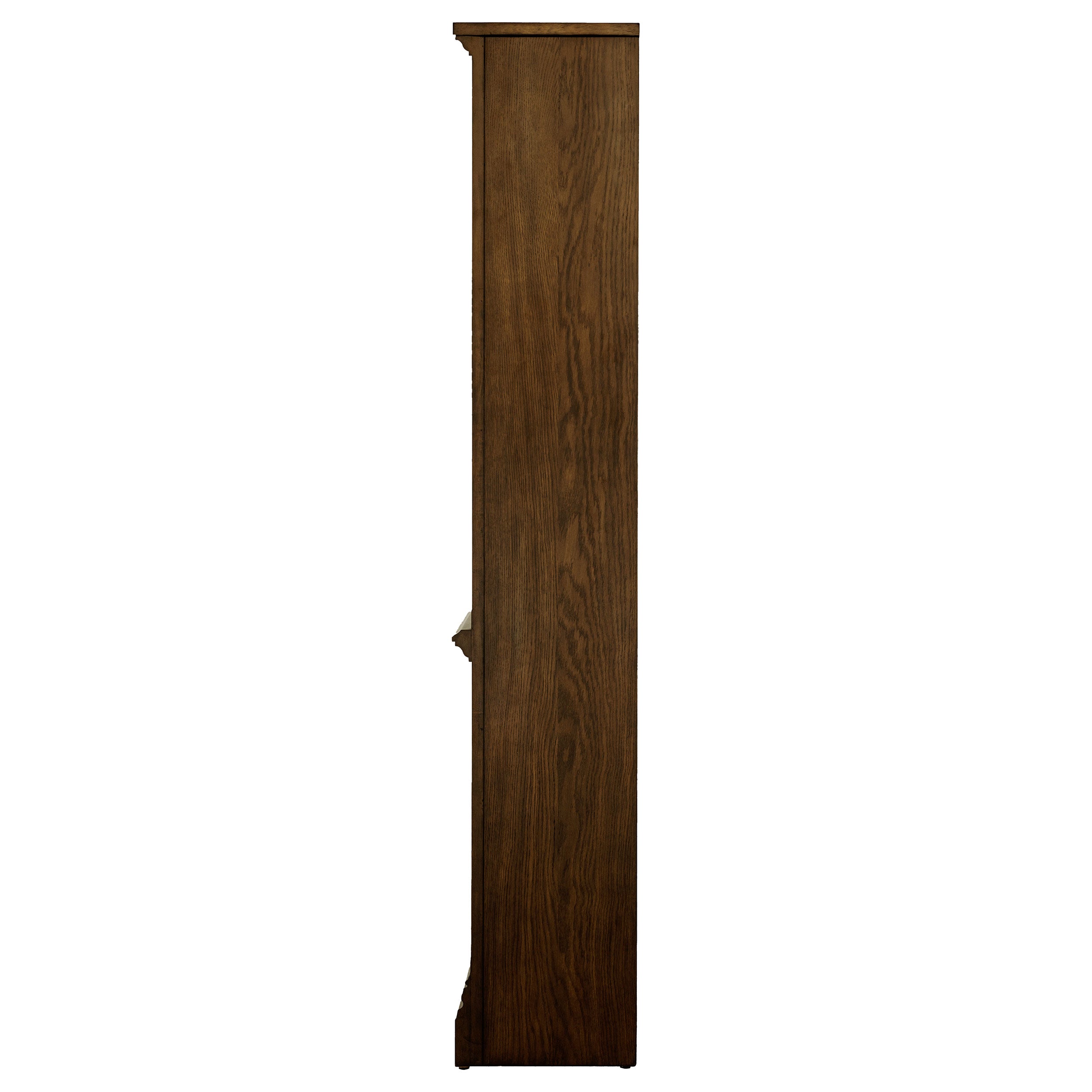 Hartshill 78-inch 5-shelf Bookcase Burnished Oak — view 4