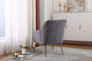 Modern Mid-Century Chair Tufted Sherpa Armchair For Living Room Bedroom Office